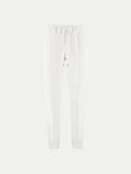 White Terry Towelling Leisure Trousers